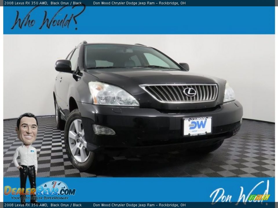 2008 Lexus RX 350 AWD Black Onyx / Black Photo #1