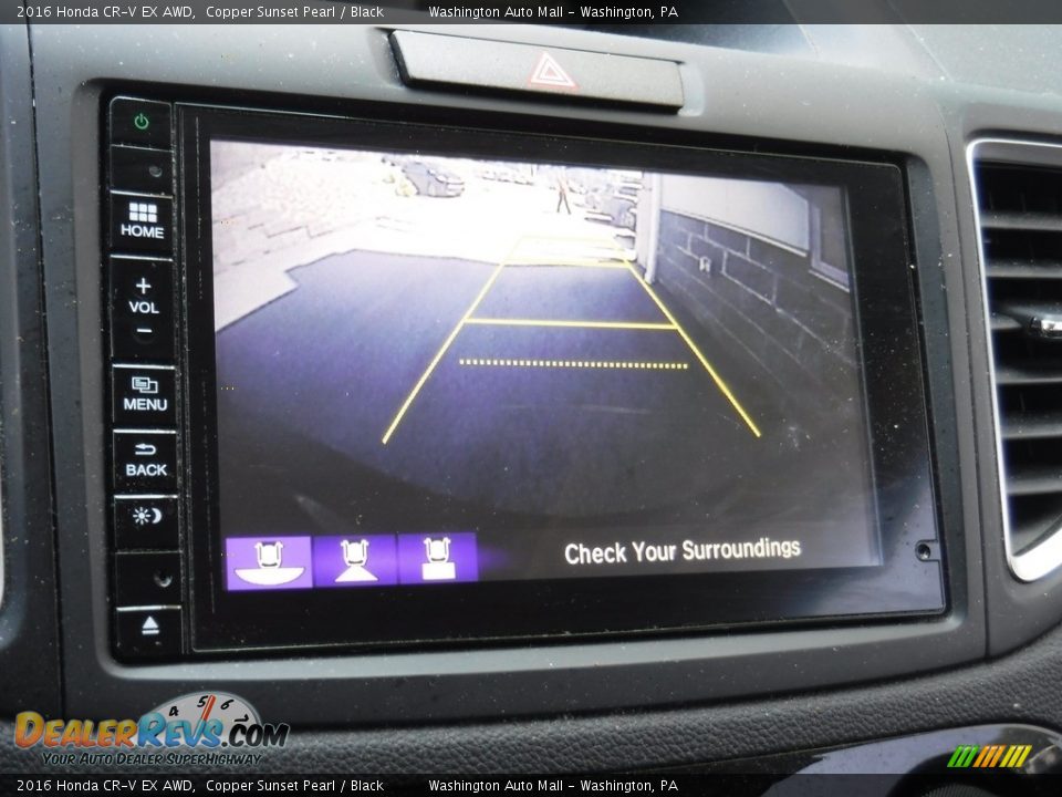 2016 Honda CR-V EX AWD Copper Sunset Pearl / Black Photo #4