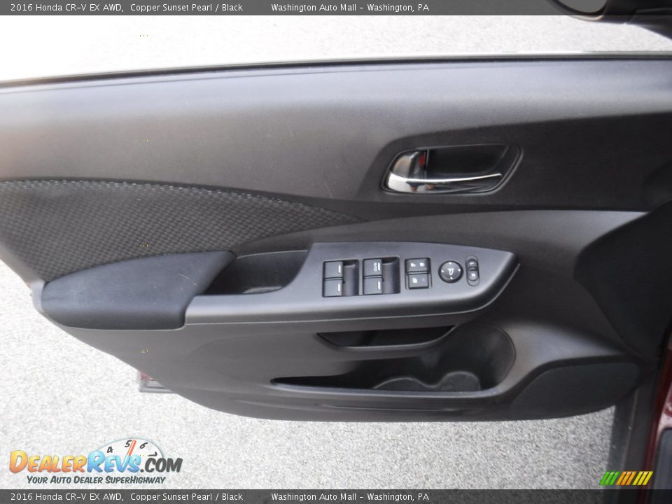 2016 Honda CR-V EX AWD Copper Sunset Pearl / Black Photo #7