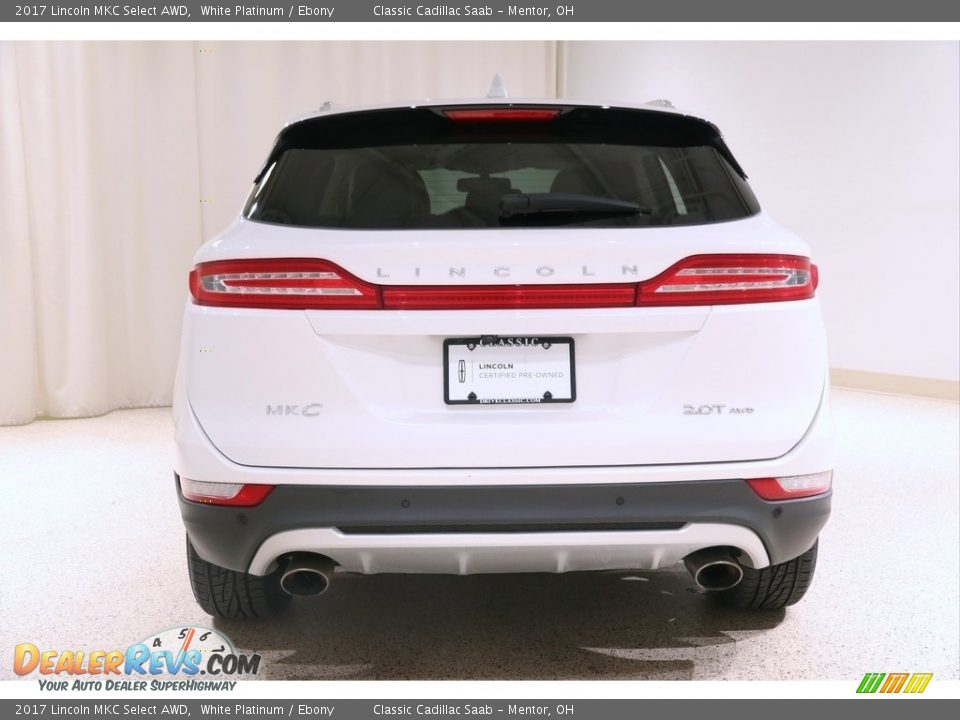 2017 Lincoln MKC Select AWD White Platinum / Ebony Photo #15