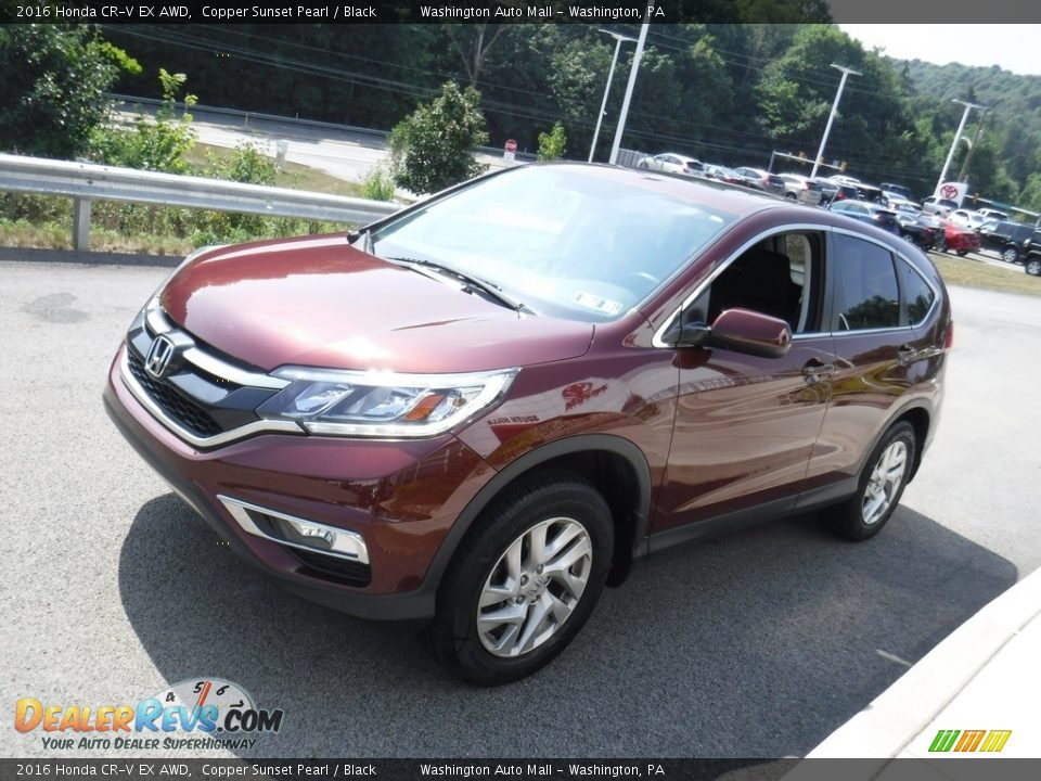 2016 Honda CR-V EX AWD Copper Sunset Pearl / Black Photo #13