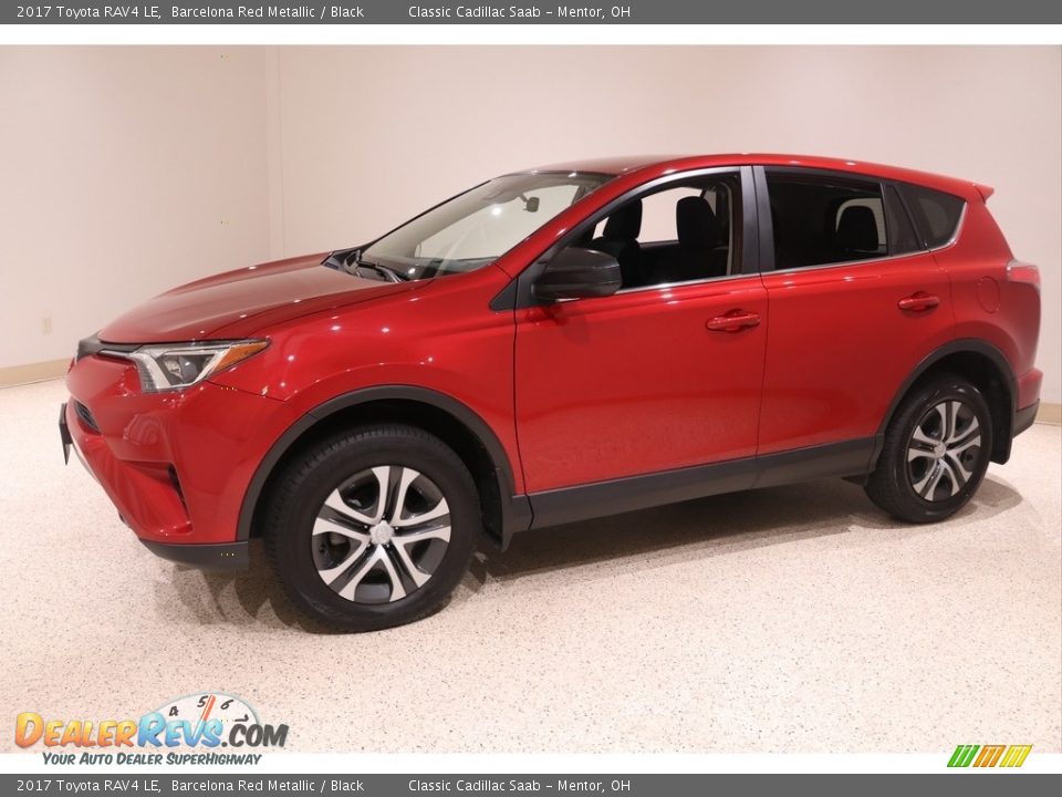 2017 Toyota RAV4 LE Barcelona Red Metallic / Black Photo #3