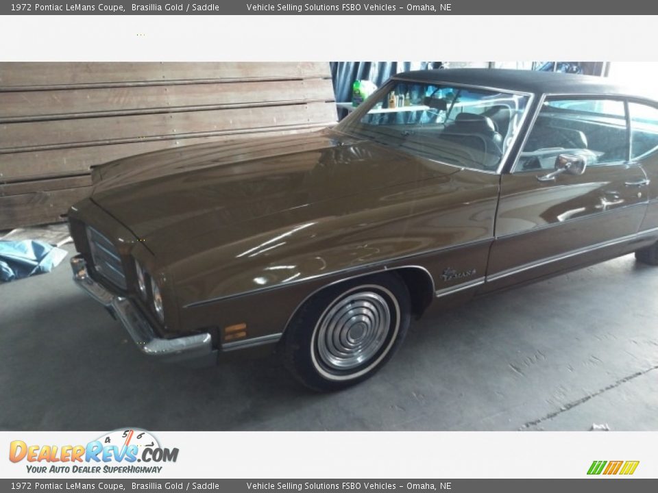 Brasillia Gold 1972 Pontiac LeMans Coupe Photo #2