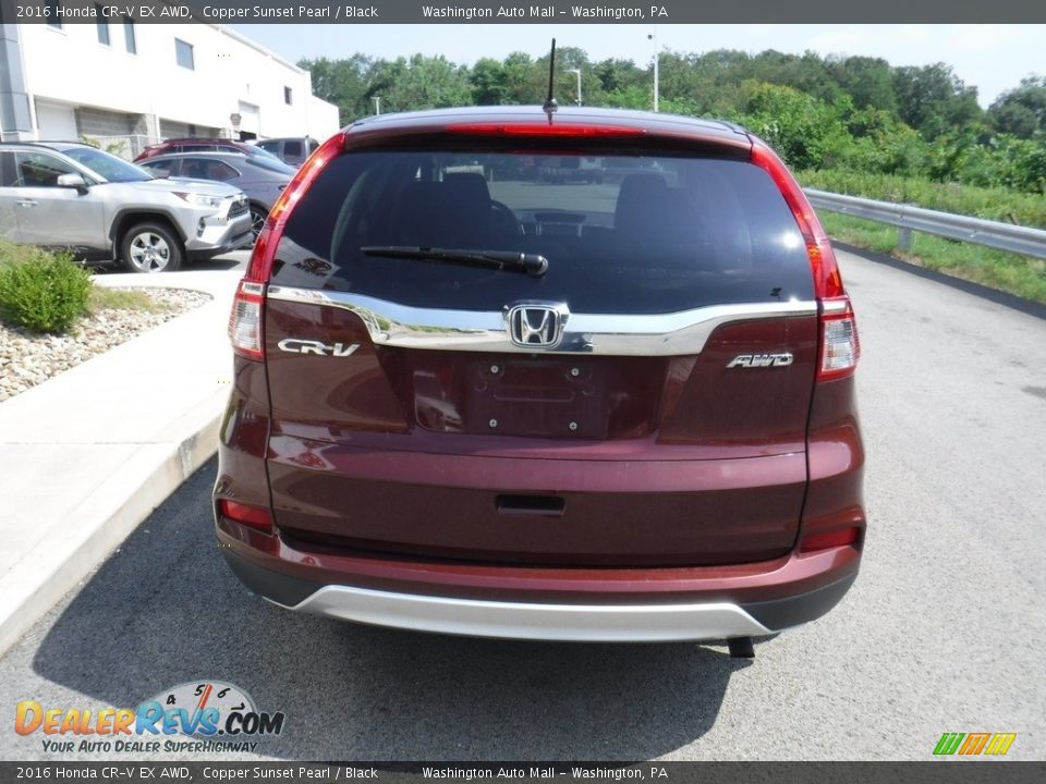 2016 Honda CR-V EX AWD Copper Sunset Pearl / Black Photo #16