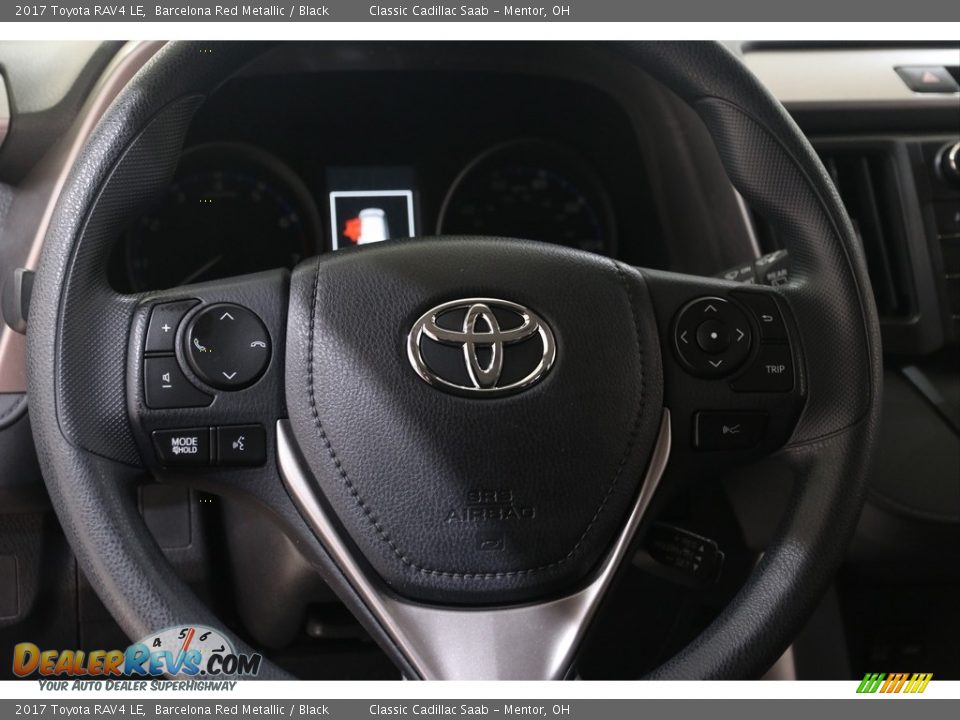 2017 Toyota RAV4 LE Barcelona Red Metallic / Black Photo #7