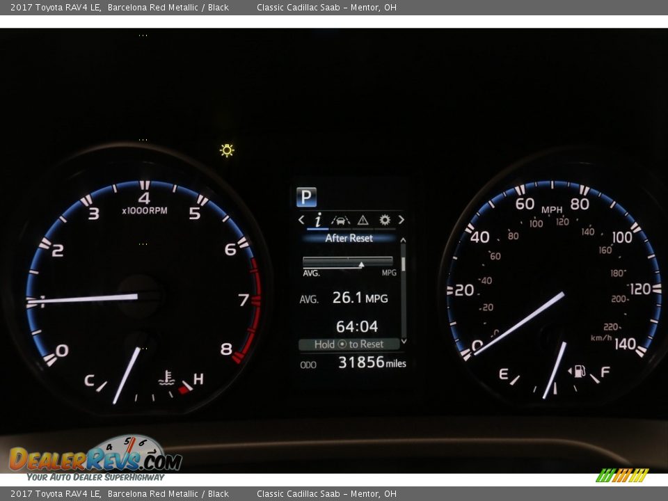 2017 Toyota RAV4 LE Barcelona Red Metallic / Black Photo #8