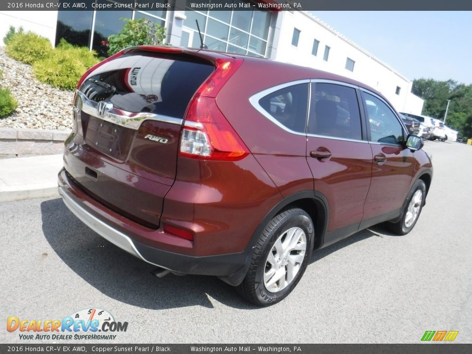 2016 Honda CR-V EX AWD Copper Sunset Pearl / Black Photo #18