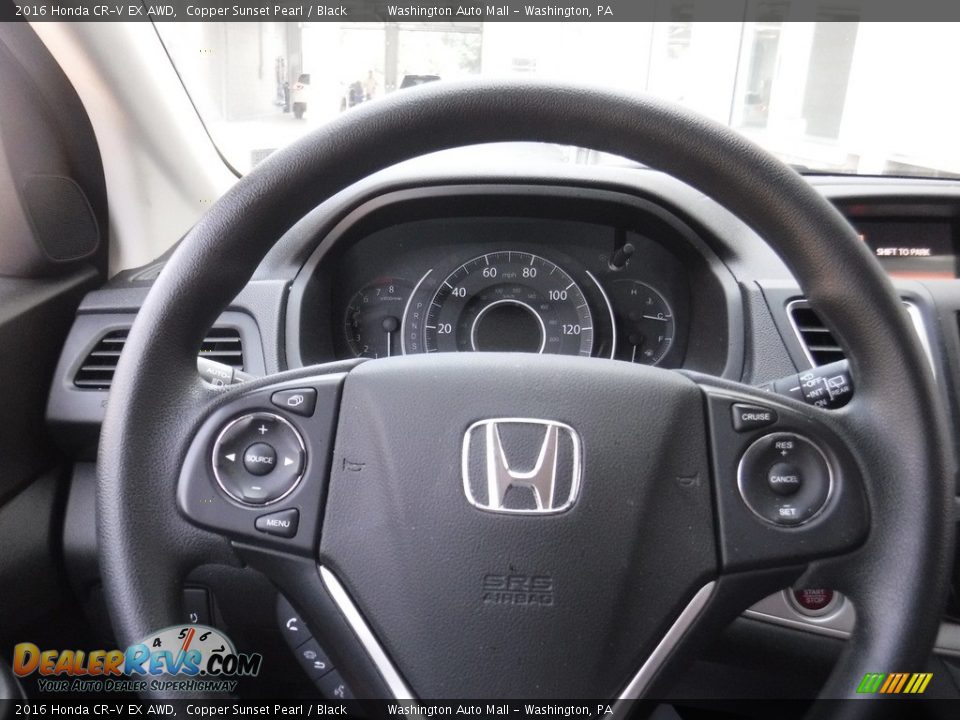 2016 Honda CR-V EX AWD Copper Sunset Pearl / Black Photo #20