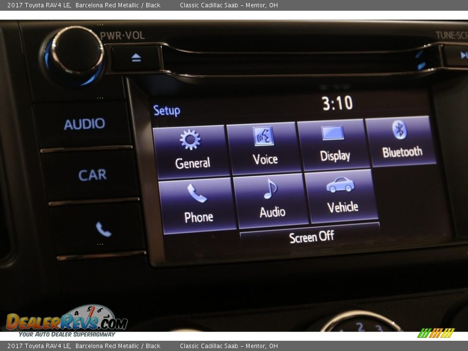 2017 Toyota RAV4 LE Barcelona Red Metallic / Black Photo #13