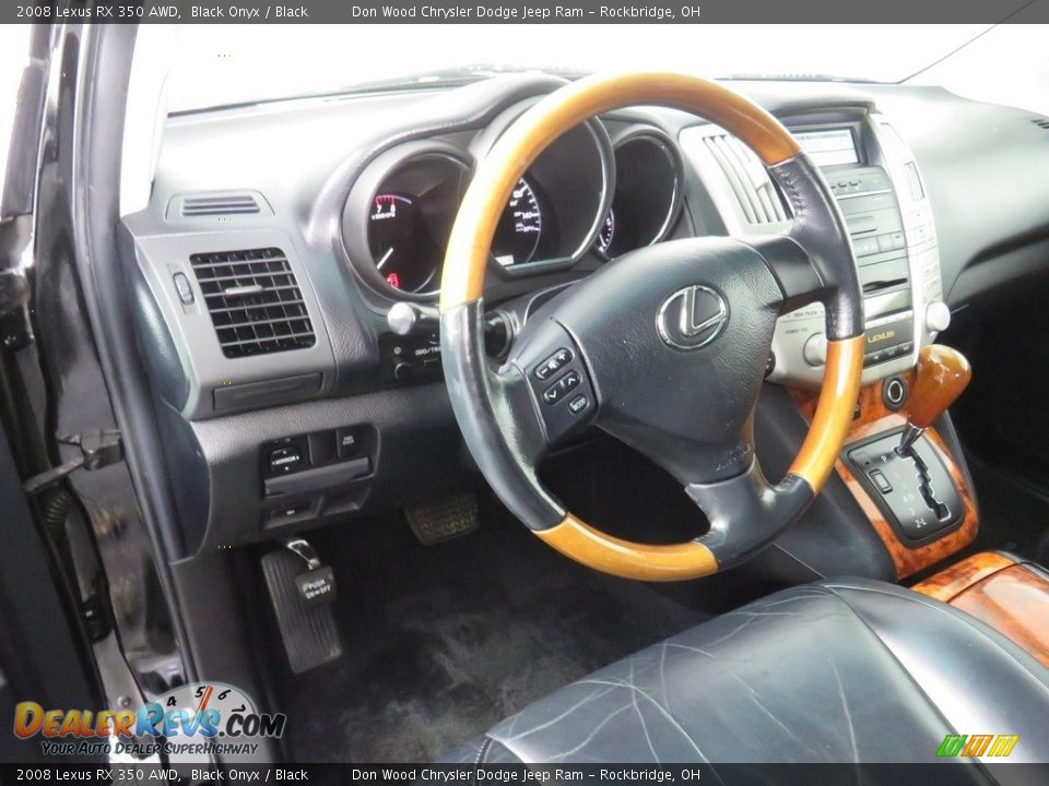 2008 Lexus RX 350 AWD Black Onyx / Black Photo #23