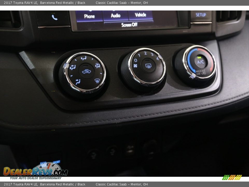 2017 Toyota RAV4 LE Barcelona Red Metallic / Black Photo #14