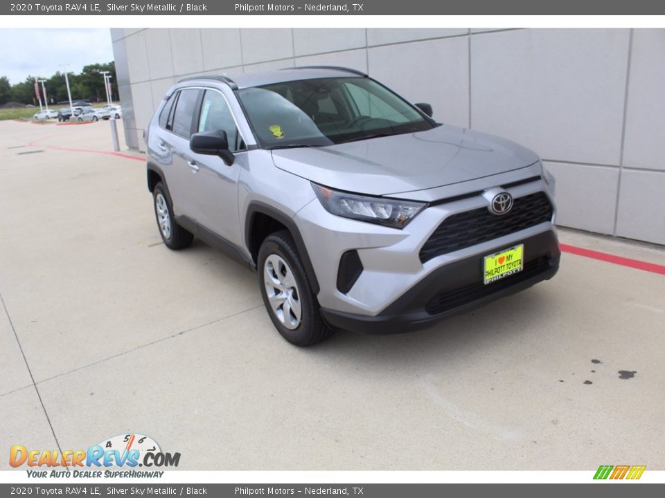 2020 Toyota RAV4 LE Silver Sky Metallic / Black Photo #2