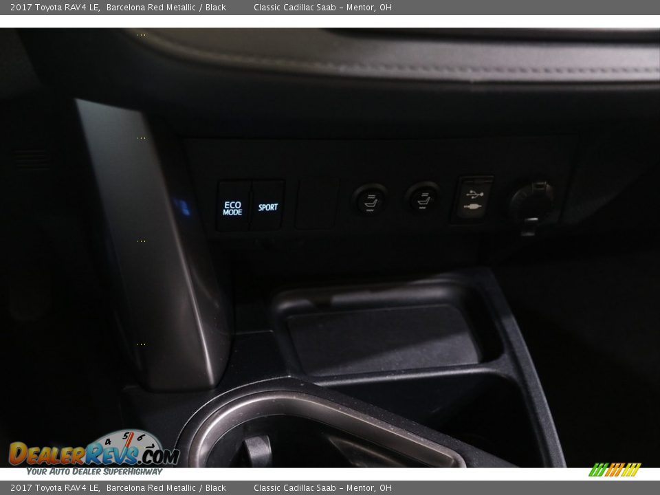 2017 Toyota RAV4 LE Barcelona Red Metallic / Black Photo #15