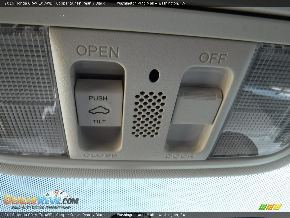 2016 Honda CR-V EX AWD Copper Sunset Pearl / Black Photo #24