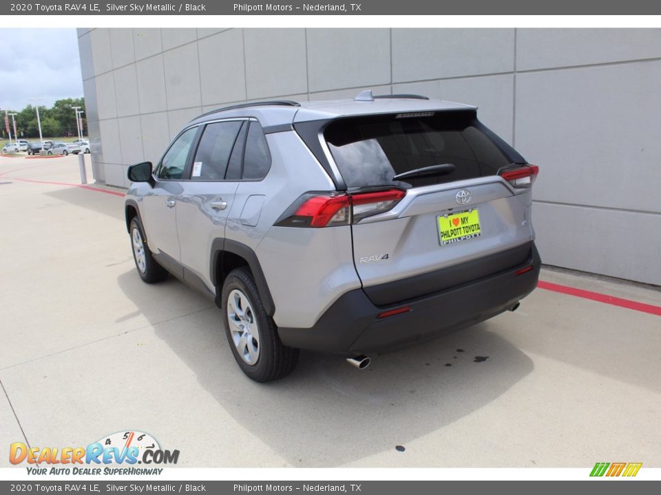 2020 Toyota RAV4 LE Silver Sky Metallic / Black Photo #6
