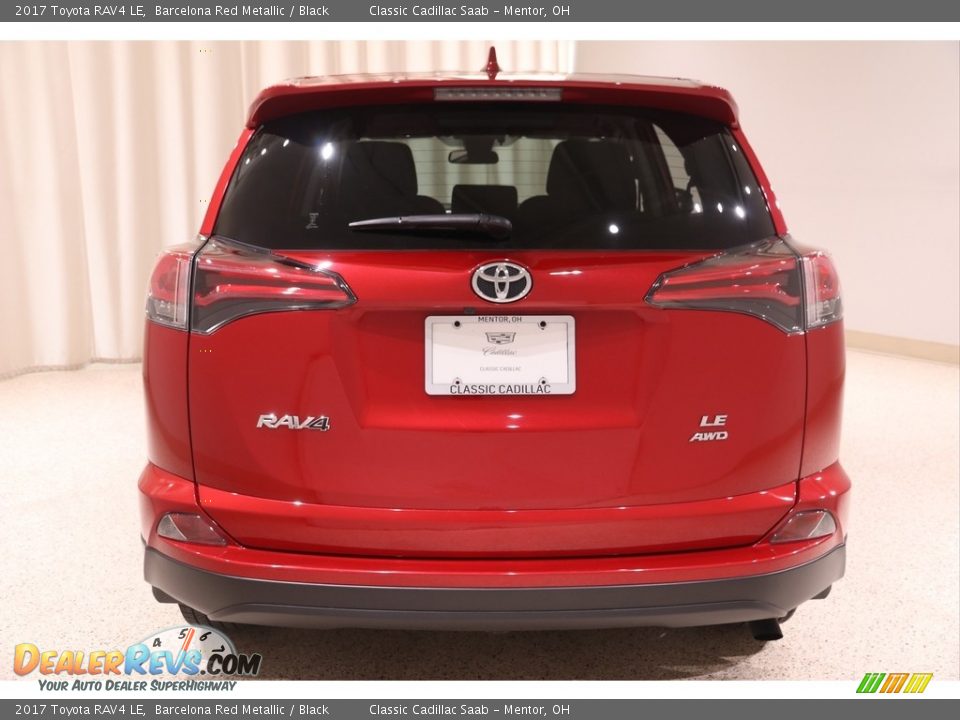 2017 Toyota RAV4 LE Barcelona Red Metallic / Black Photo #20