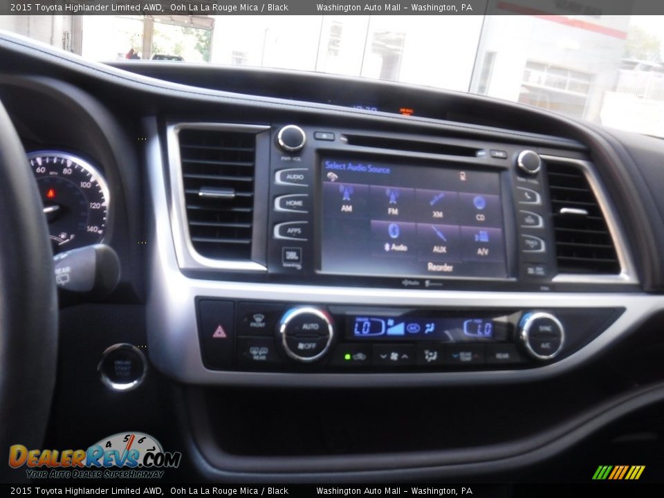 2015 Toyota Highlander Limited AWD Ooh La La Rouge Mica / Black Photo #3