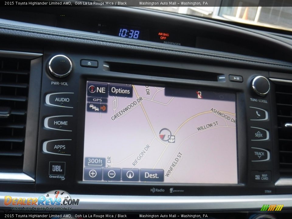 2015 Toyota Highlander Limited AWD Ooh La La Rouge Mica / Black Photo #4