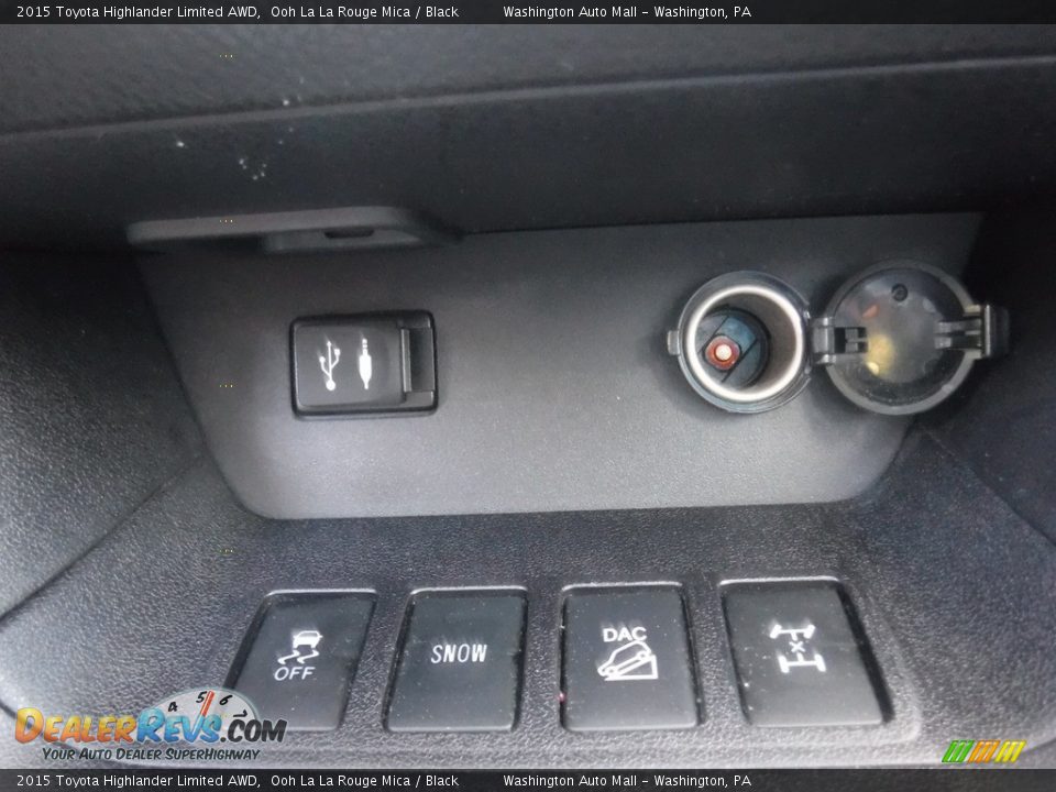 2015 Toyota Highlander Limited AWD Ooh La La Rouge Mica / Black Photo #6