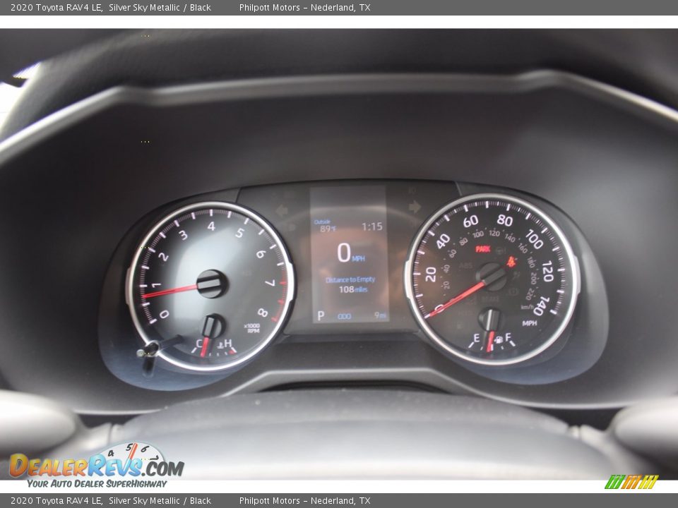 2020 Toyota RAV4 LE Silver Sky Metallic / Black Photo #13