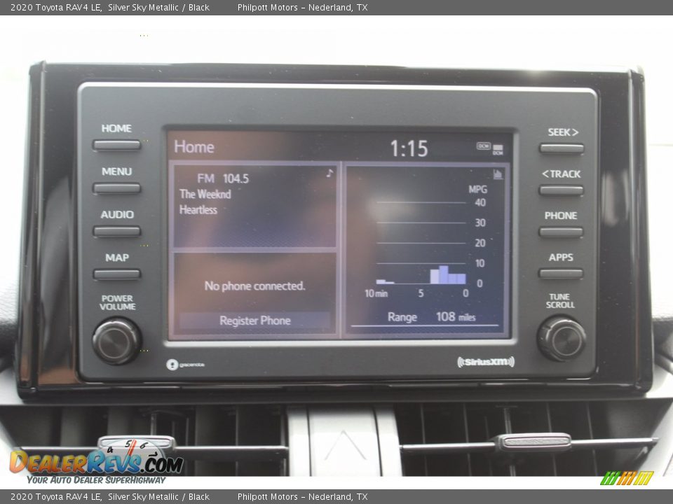 2020 Toyota RAV4 LE Silver Sky Metallic / Black Photo #15