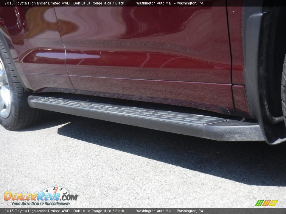 2015 Toyota Highlander Limited AWD Ooh La La Rouge Mica / Black Photo #9
