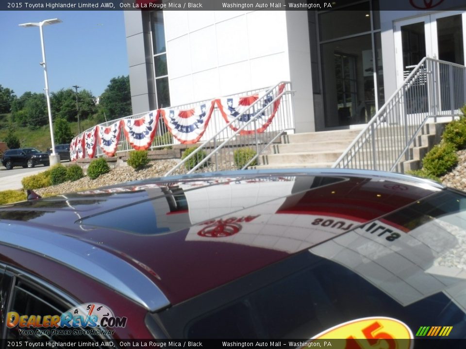 2015 Toyota Highlander Limited AWD Ooh La La Rouge Mica / Black Photo #10