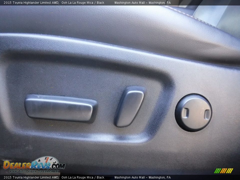 2015 Toyota Highlander Limited AWD Ooh La La Rouge Mica / Black Photo #22