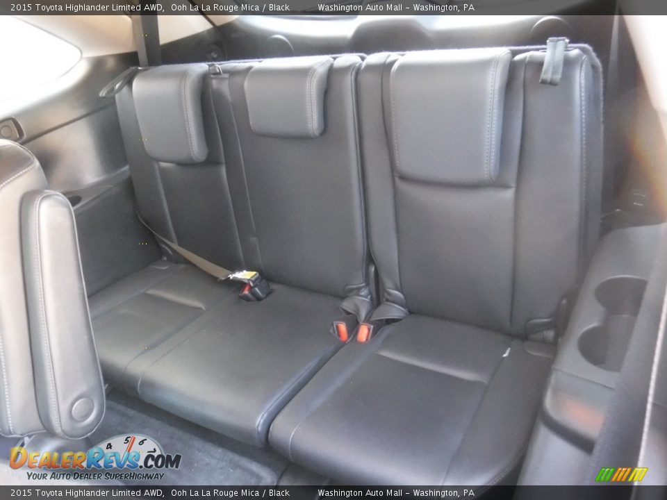 2015 Toyota Highlander Limited AWD Ooh La La Rouge Mica / Black Photo #28