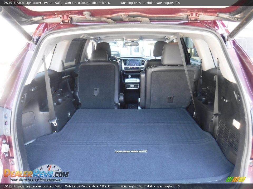 2015 Toyota Highlander Limited AWD Ooh La La Rouge Mica / Black Photo #29