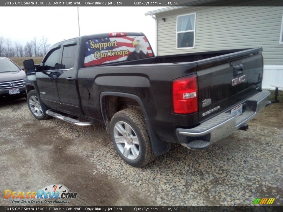 2016 GMC Sierra 1500 SLE Double Cab 4WD Onyx Black / Jet Black Photo #2