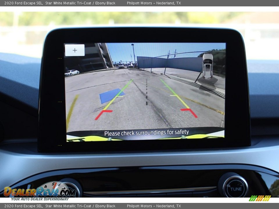2020 Ford Escape SEL Star White Metallic Tri-Coat / Ebony Black Photo #18