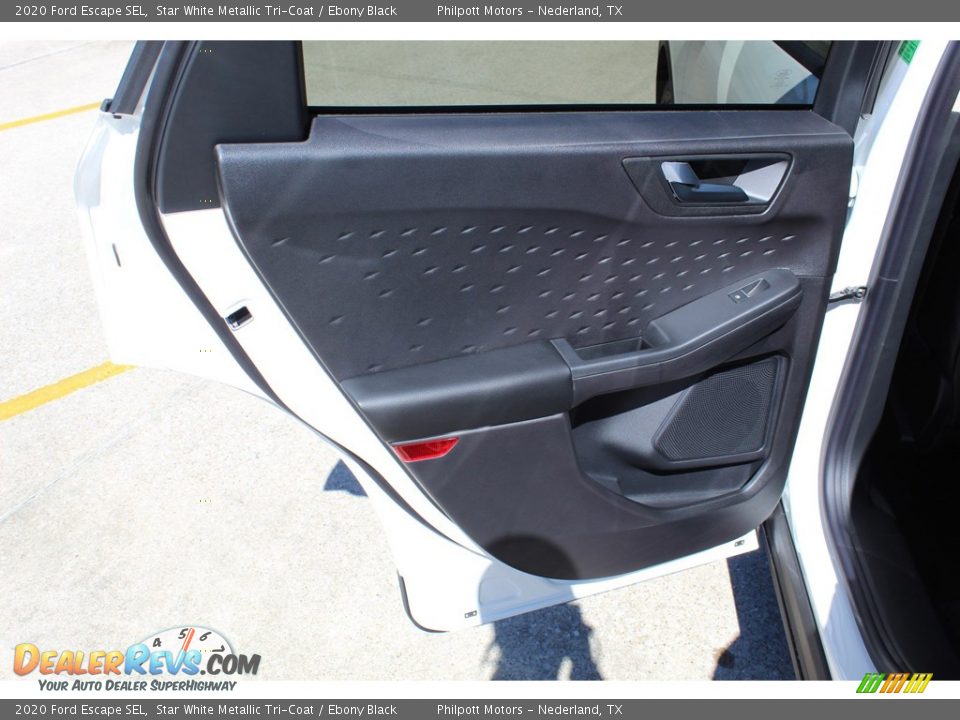 2020 Ford Escape SEL Star White Metallic Tri-Coat / Ebony Black Photo #19