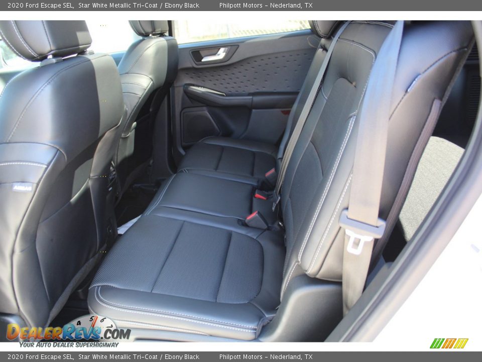 2020 Ford Escape SEL Star White Metallic Tri-Coat / Ebony Black Photo #20