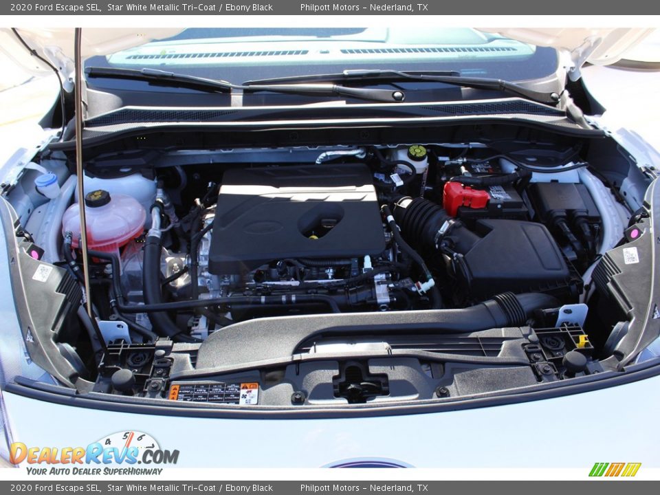 2020 Ford Escape SEL Star White Metallic Tri-Coat / Ebony Black Photo #24