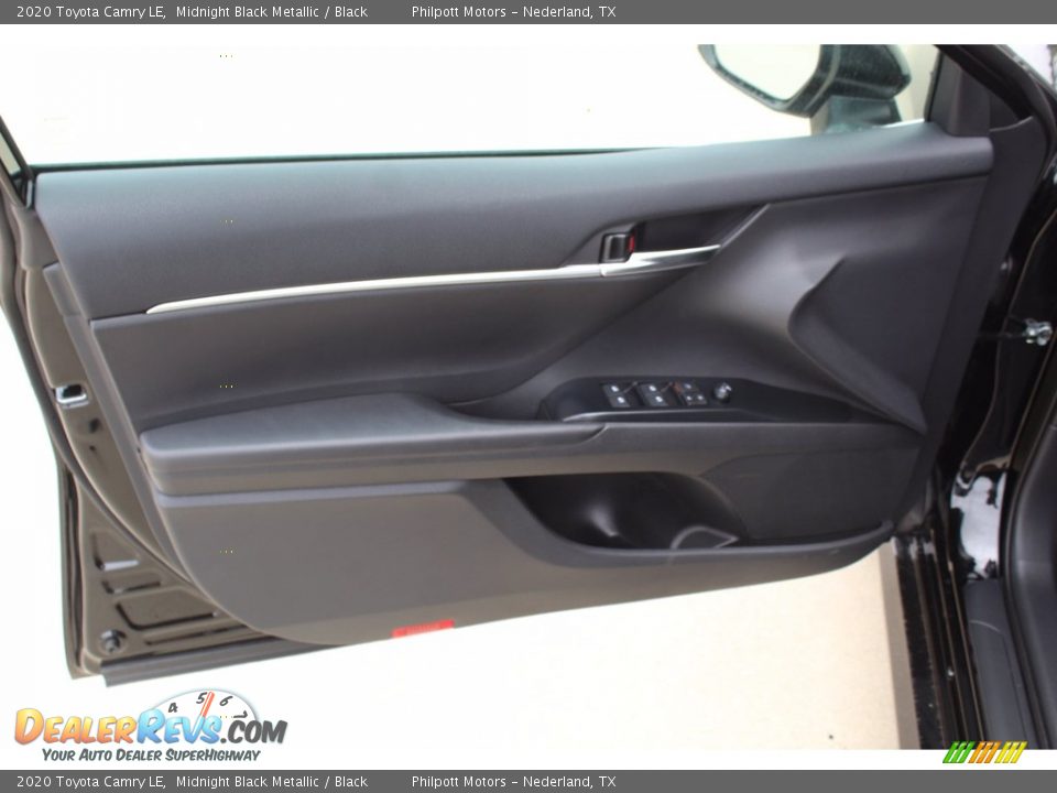 2020 Toyota Camry LE Midnight Black Metallic / Black Photo #9