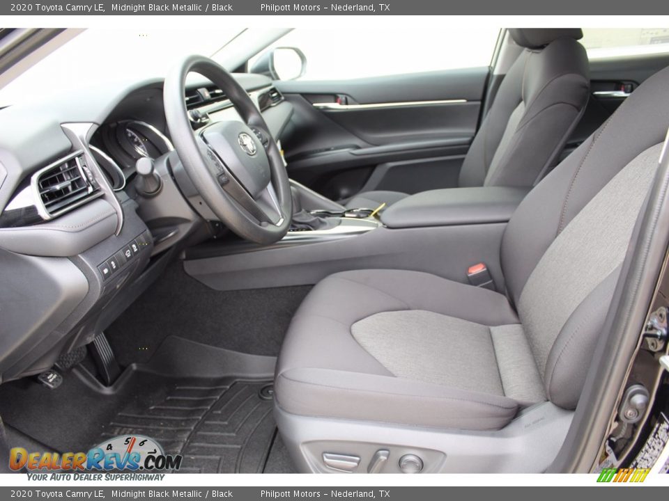 2020 Toyota Camry LE Midnight Black Metallic / Black Photo #10