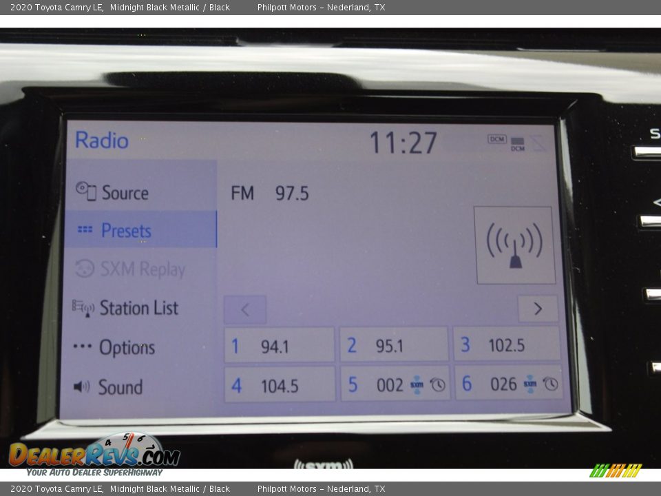 2020 Toyota Camry LE Midnight Black Metallic / Black Photo #15