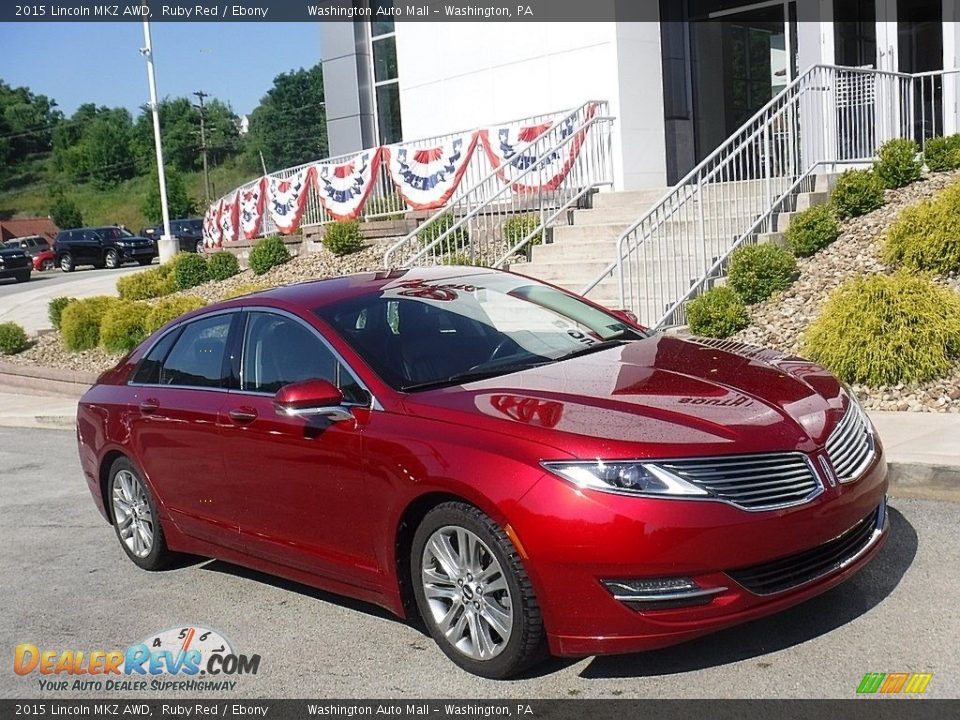 Front 3/4 View of 2015 Lincoln MKZ AWD Photo #1