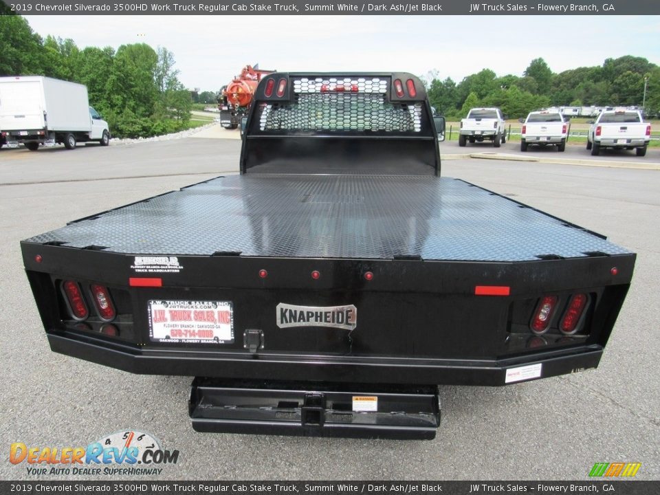 2019 Chevrolet Silverado 3500HD Work Truck Regular Cab Stake Truck Summit White / Dark Ash/Jet Black Photo #4