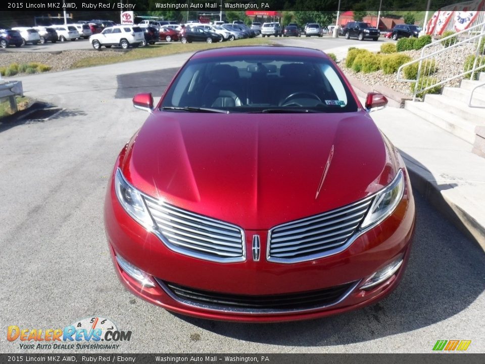 2015 Lincoln MKZ AWD Ruby Red / Ebony Photo #9