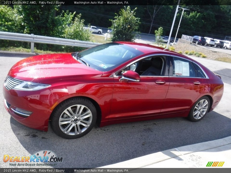 Ruby Red 2015 Lincoln MKZ AWD Photo #11