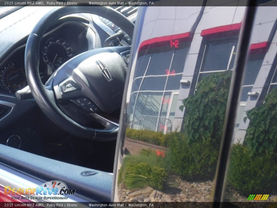 2015 Lincoln MKZ AWD Ruby Red / Ebony Photo #12