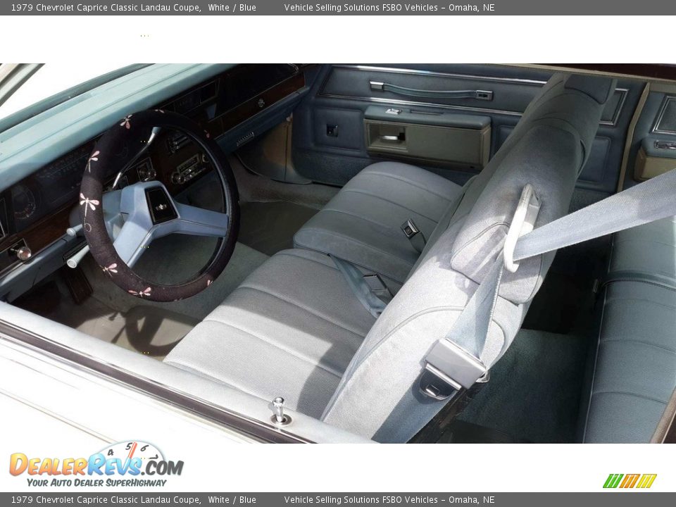 Blue Interior - 1979 Chevrolet Caprice Classic Landau Coupe Photo #2