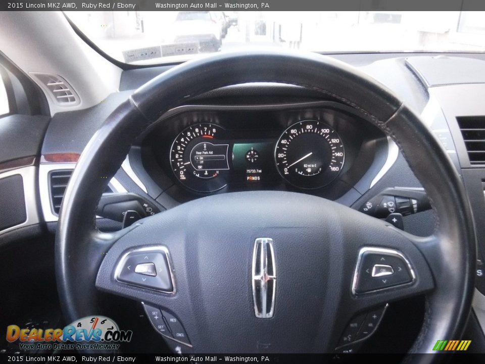 2015 Lincoln MKZ AWD Steering Wheel Photo #23