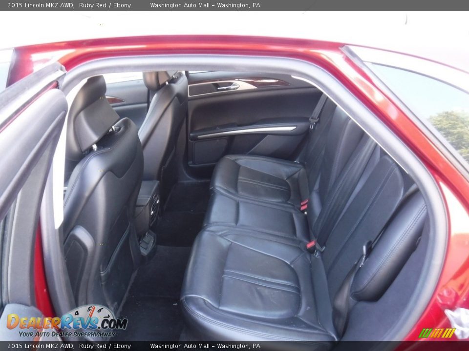 Rear Seat of 2015 Lincoln MKZ AWD Photo #24