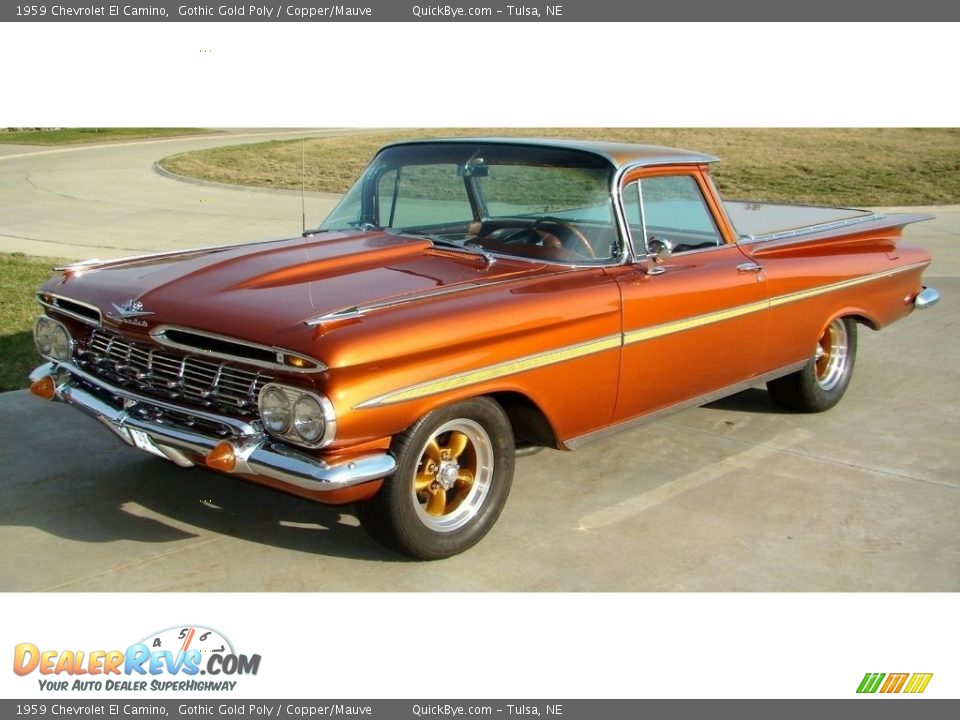 Front 3/4 View of 1959 Chevrolet El Camino  Photo #1