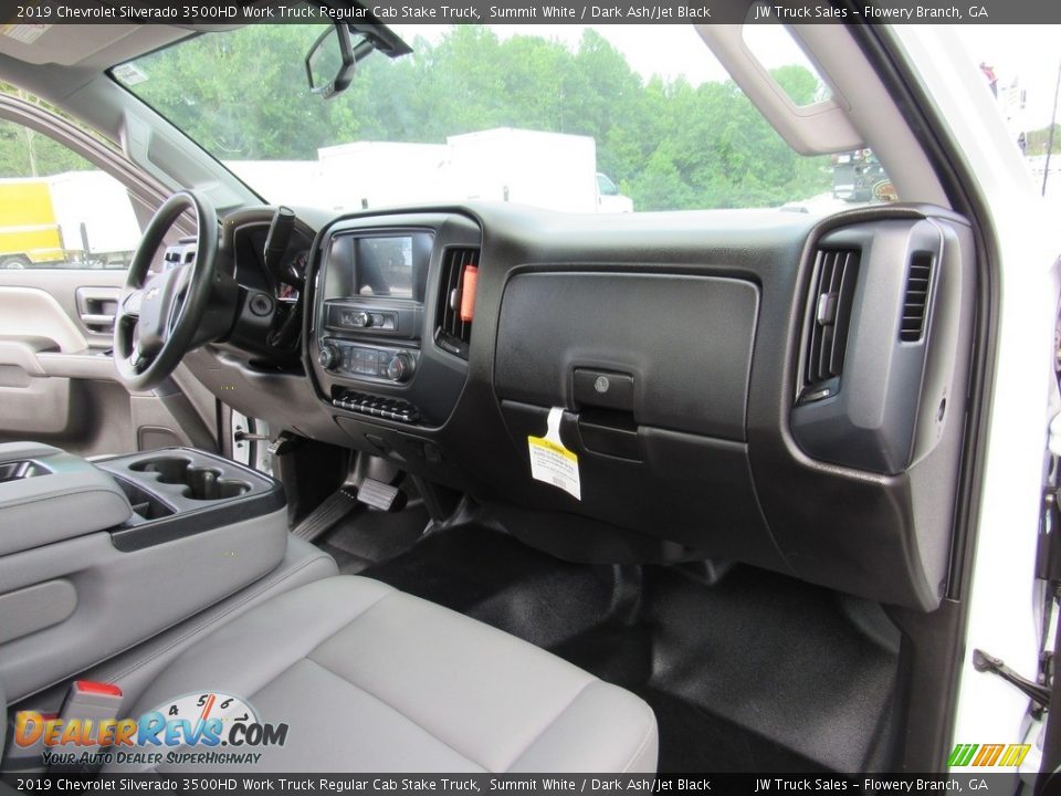 2019 Chevrolet Silverado 3500HD Work Truck Regular Cab Stake Truck Summit White / Dark Ash/Jet Black Photo #30