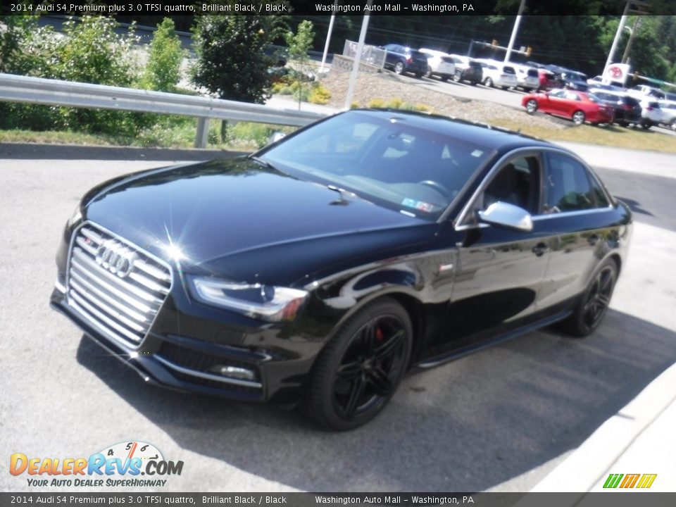 2014 Audi S4 Premium plus 3.0 TFSI quattro Brilliant Black / Black Photo #7