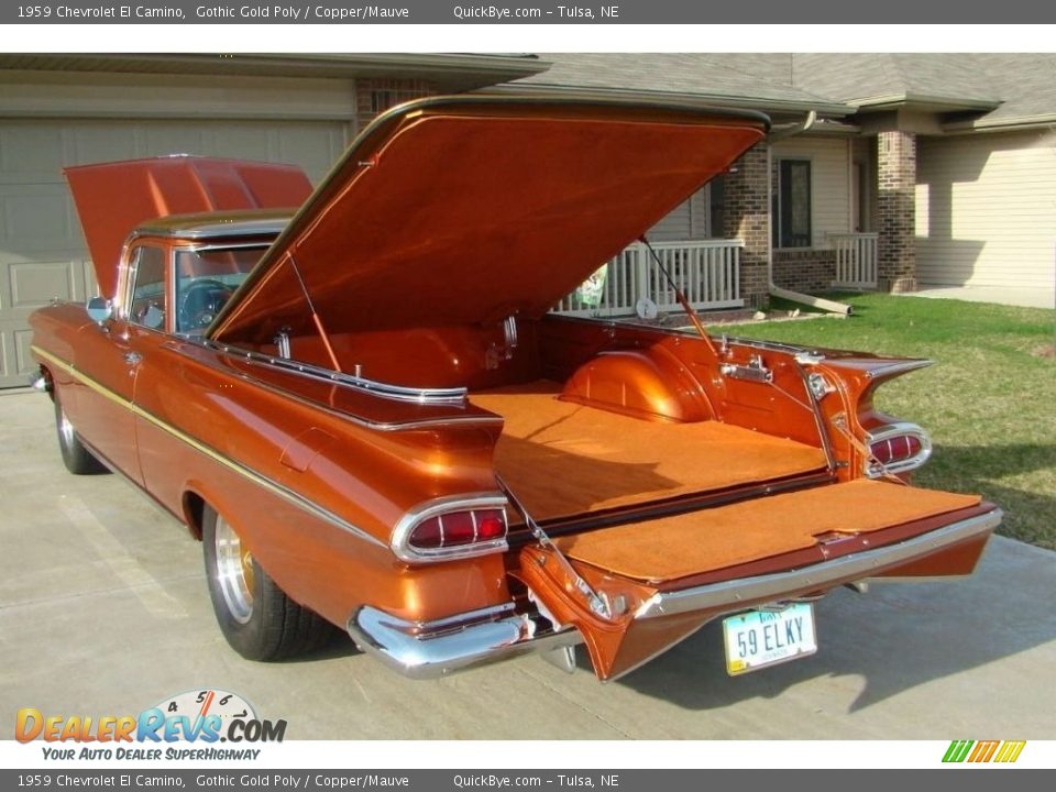 Gothic Gold Poly 1959 Chevrolet El Camino  Photo #9